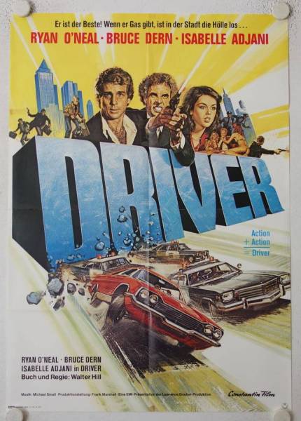 The Driver original release german movie poster